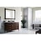 James Martin Vanities Brittany 48in Single Vanity, Burnished Mahogany w/ 3 CM Carrara Marble Top 650-V48-BNM-3CAR - alternate 5